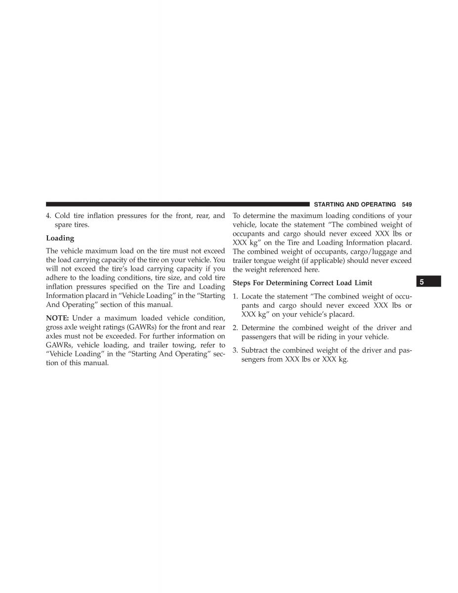 Jeep Cherokee KL owners manual / page 551