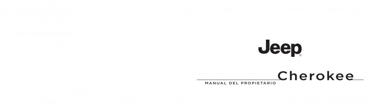 Jeep Cherokee KL manual del propietario / page 1