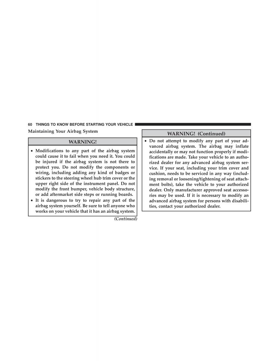 manual Jeep Commander Jeep Commander owners manual / page 60