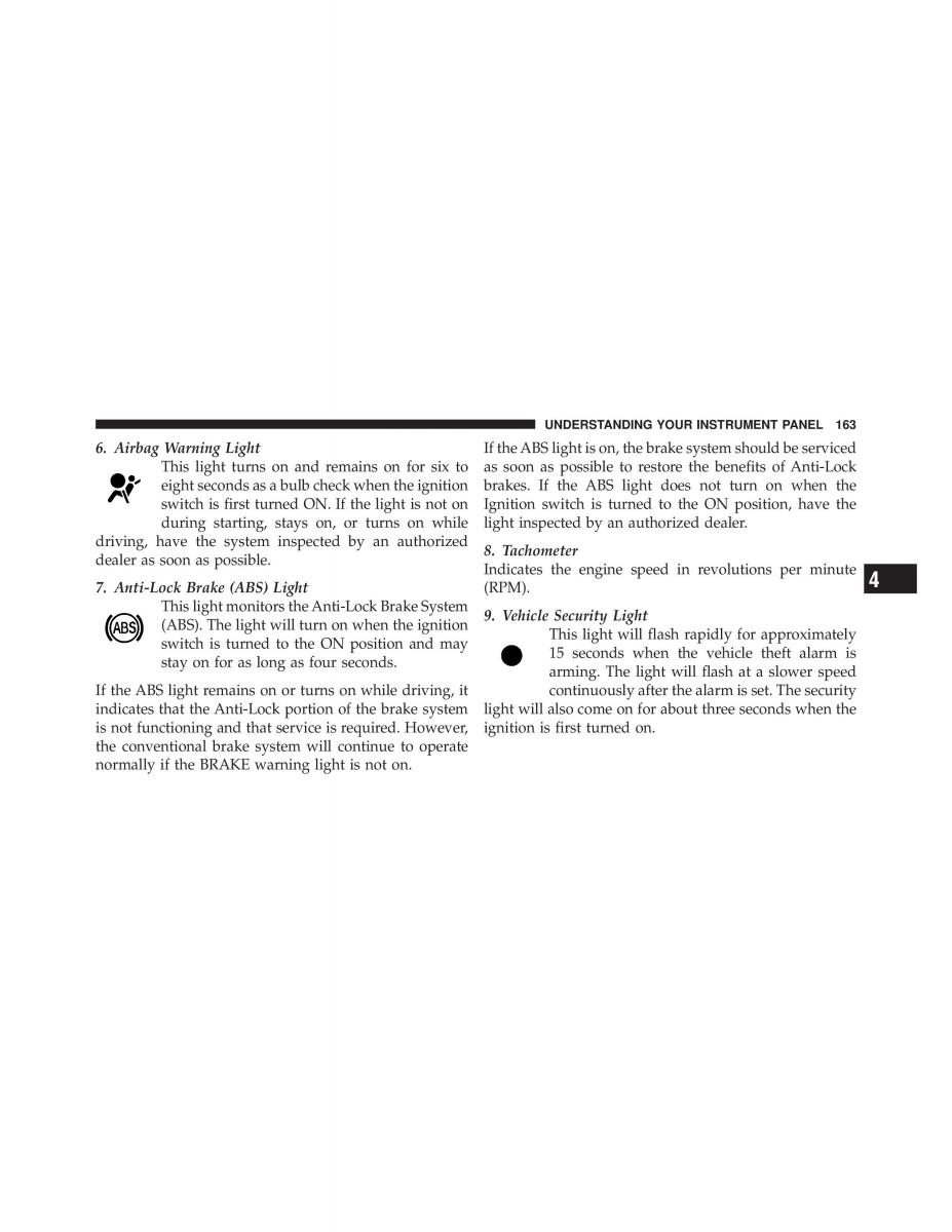 manual Jeep Commander Jeep Commander owners manual / page 163
