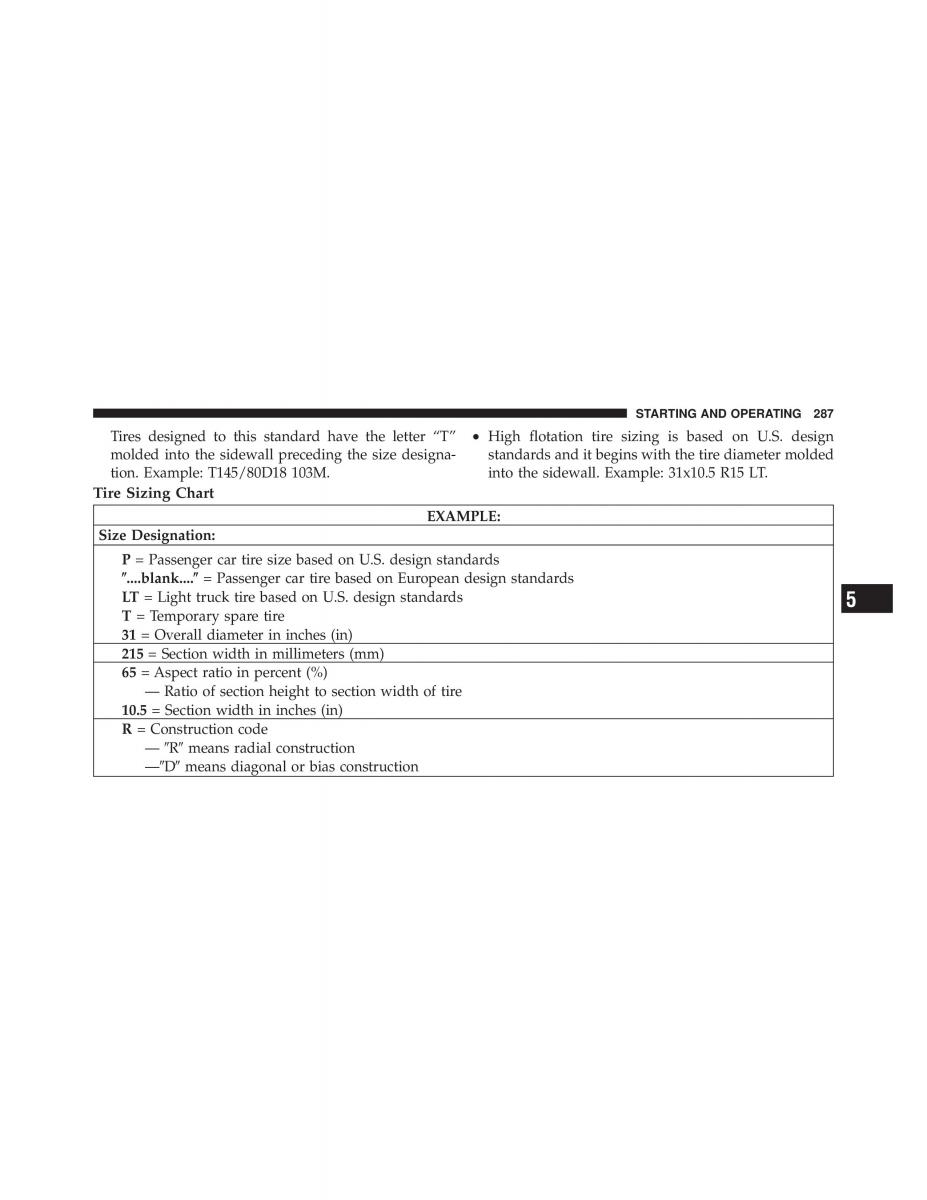 manual Jeep Commander Jeep Commander owners manual / page 287