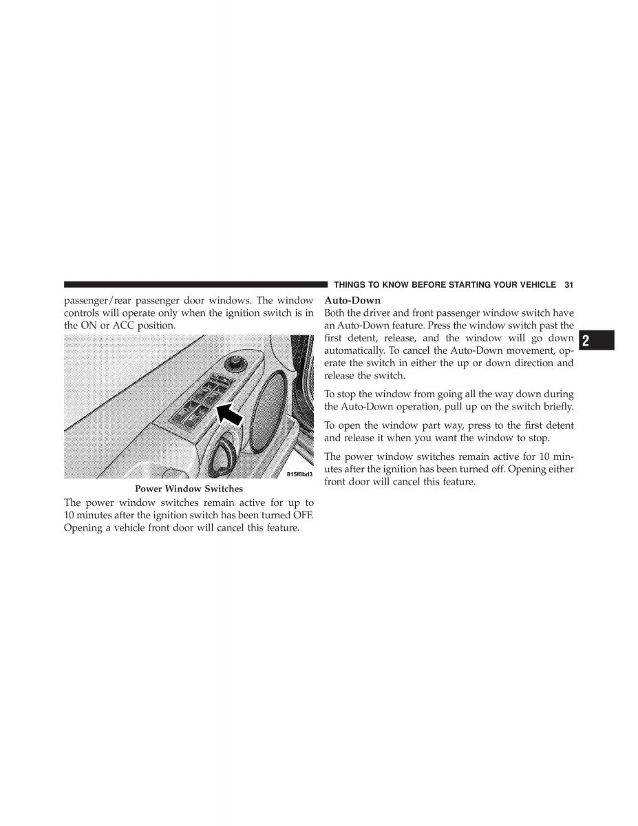 manual Jeep Commander Jeep Commander owners manual / page 31