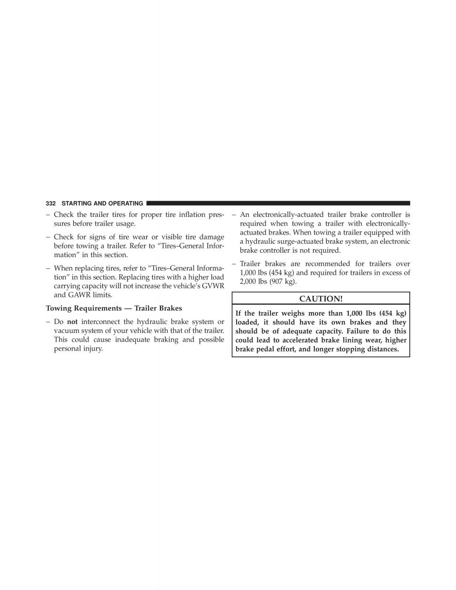 Jeep Commander owners manual XK XH / page 332