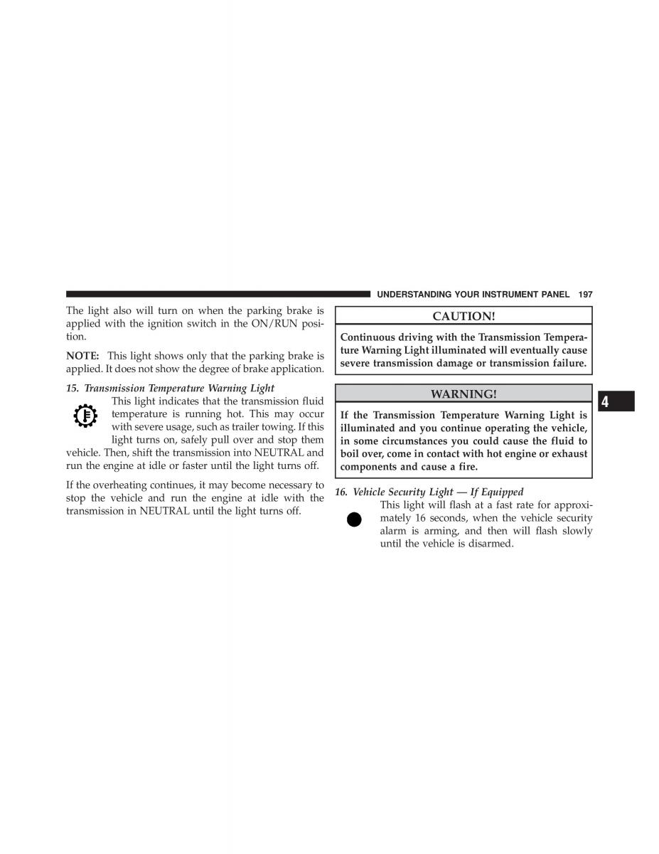 Jeep Compass owners manual / page 199