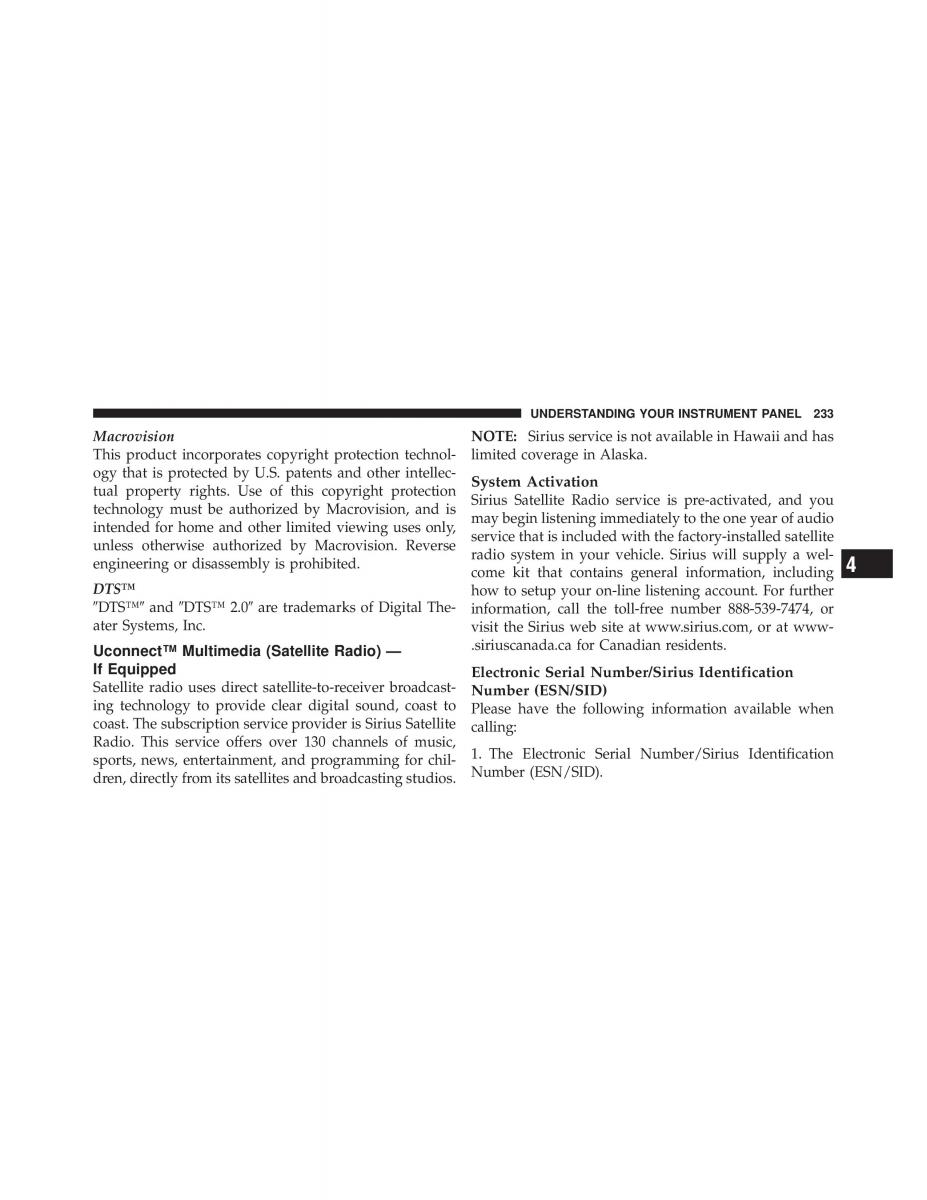 Jeep Compass owners manual / page 235