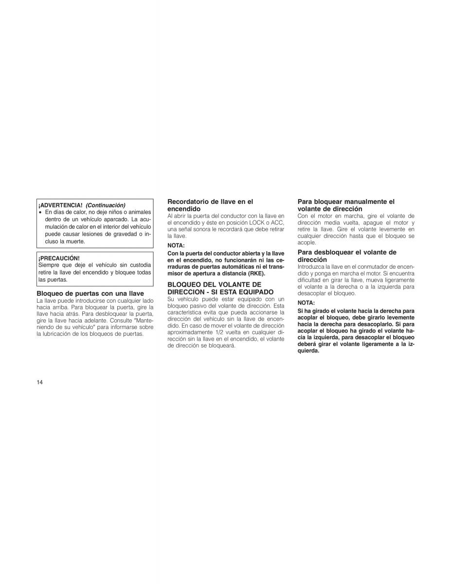 Jeep Compass manual del propietario / page 16