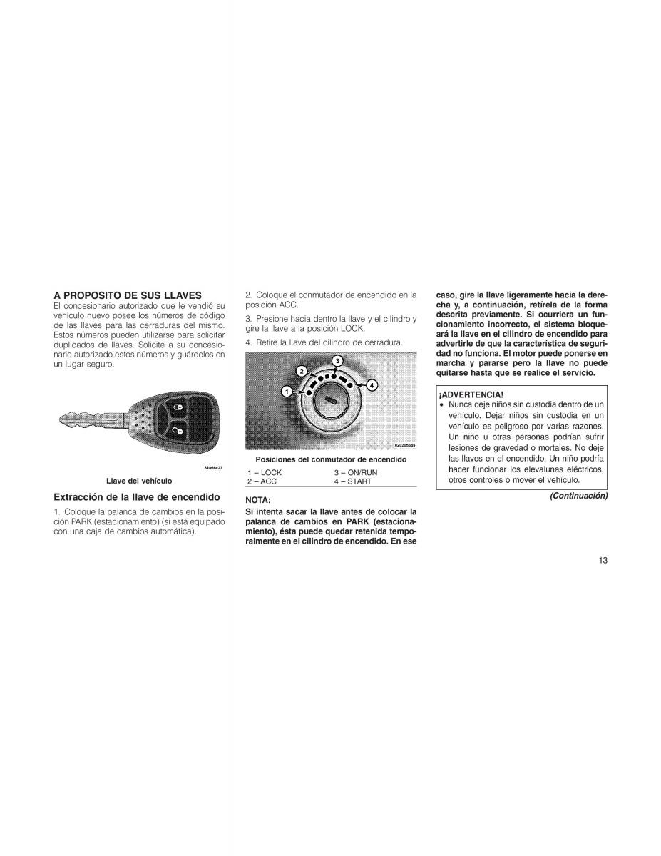 Jeep Compass manual del propietario / page 15