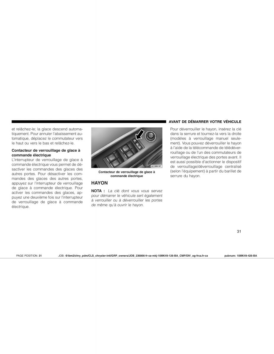 Jeep Compass manuel du proprietaire / page 31