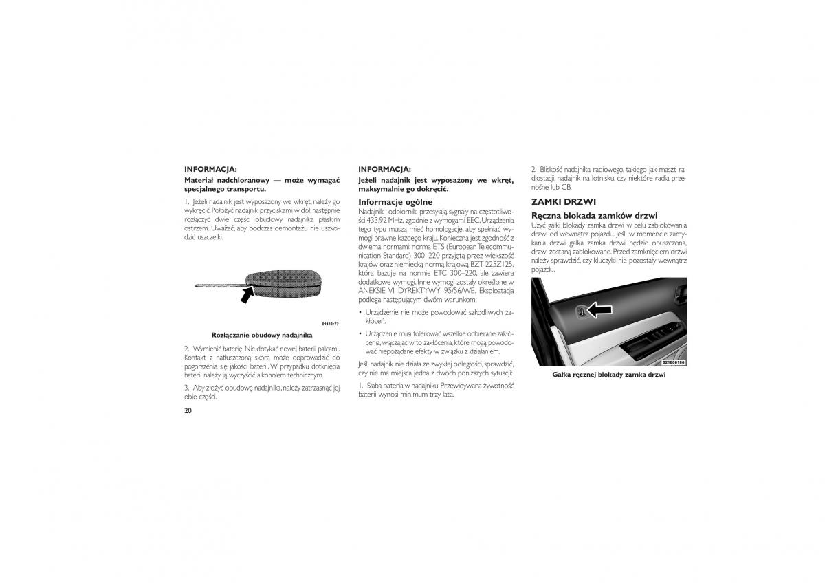 Jeep Compass instrukcja obslugi / page 24