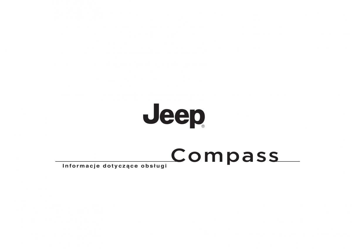 Jeep Compass instrukcja obslugi / page 1