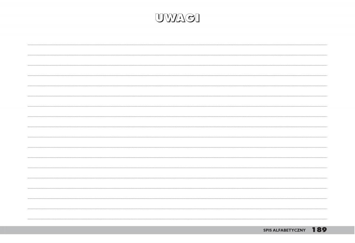  Fiat Doblo fiat Doblo I 1 instrukcja / page 191