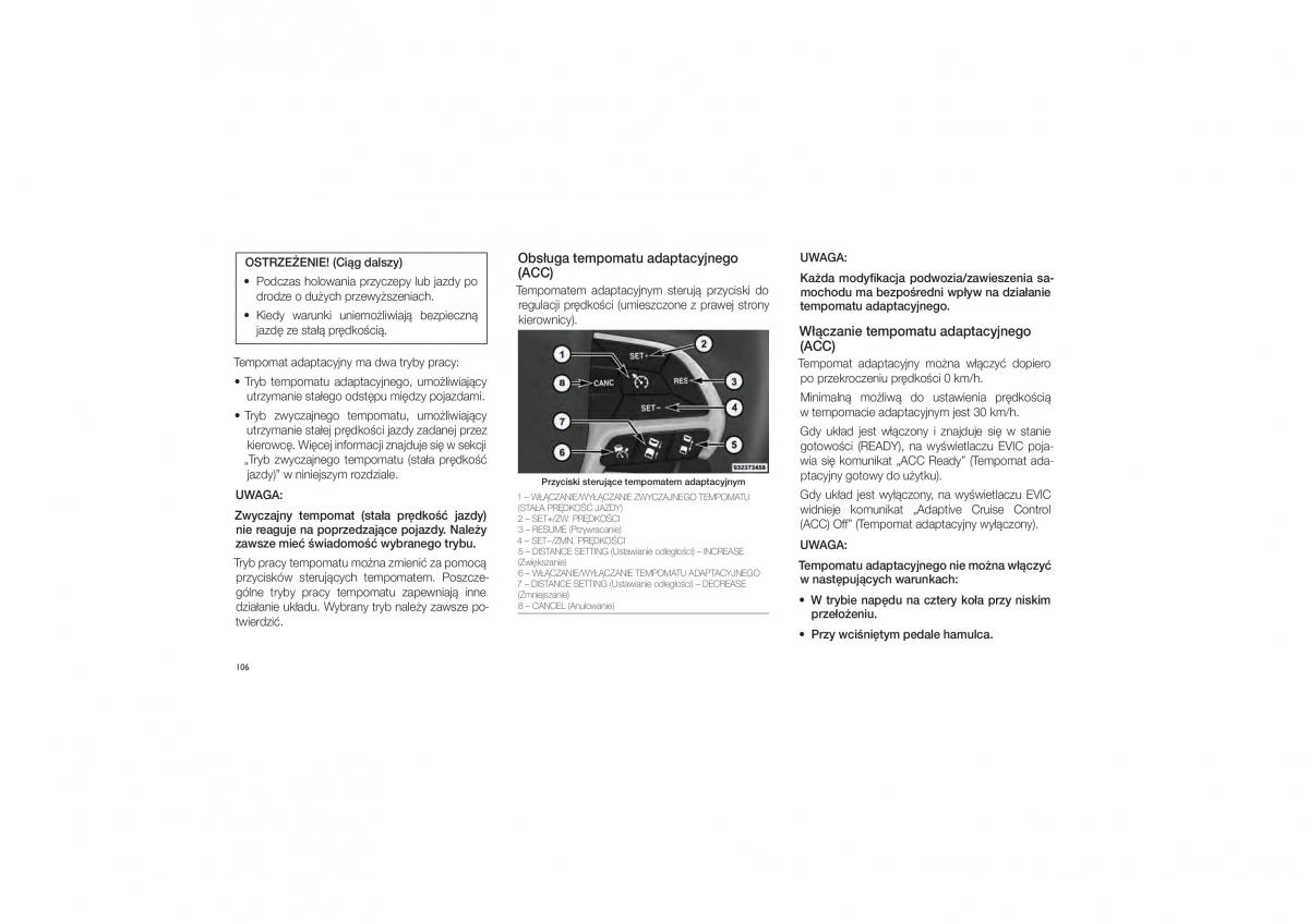 Jeep Cherokee KL instrukcja obslugi / page 112