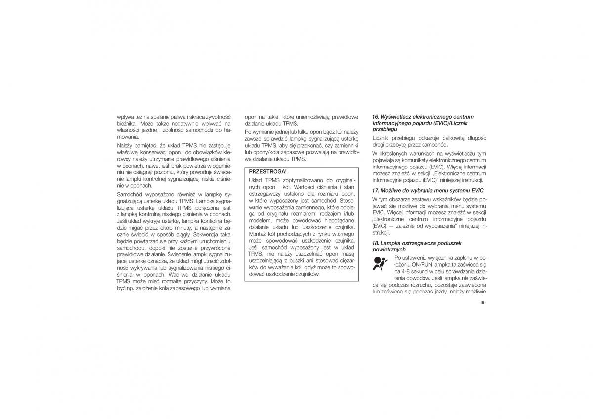 Jeep Grand Cherokee WK2 instrukcja obslugi / page 185