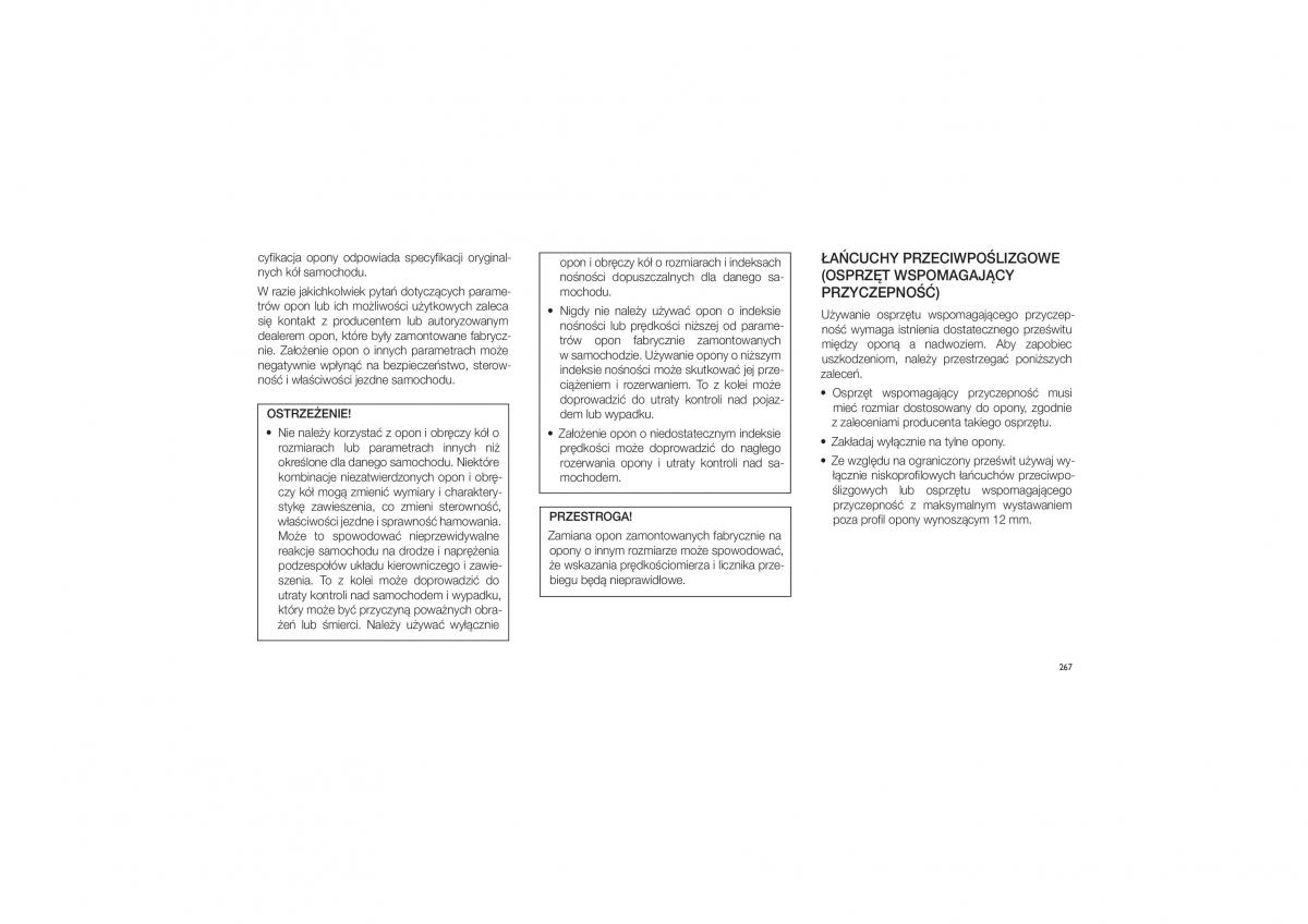 Jeep Grand Cherokee WK2 instrukcja obslugi / page 271