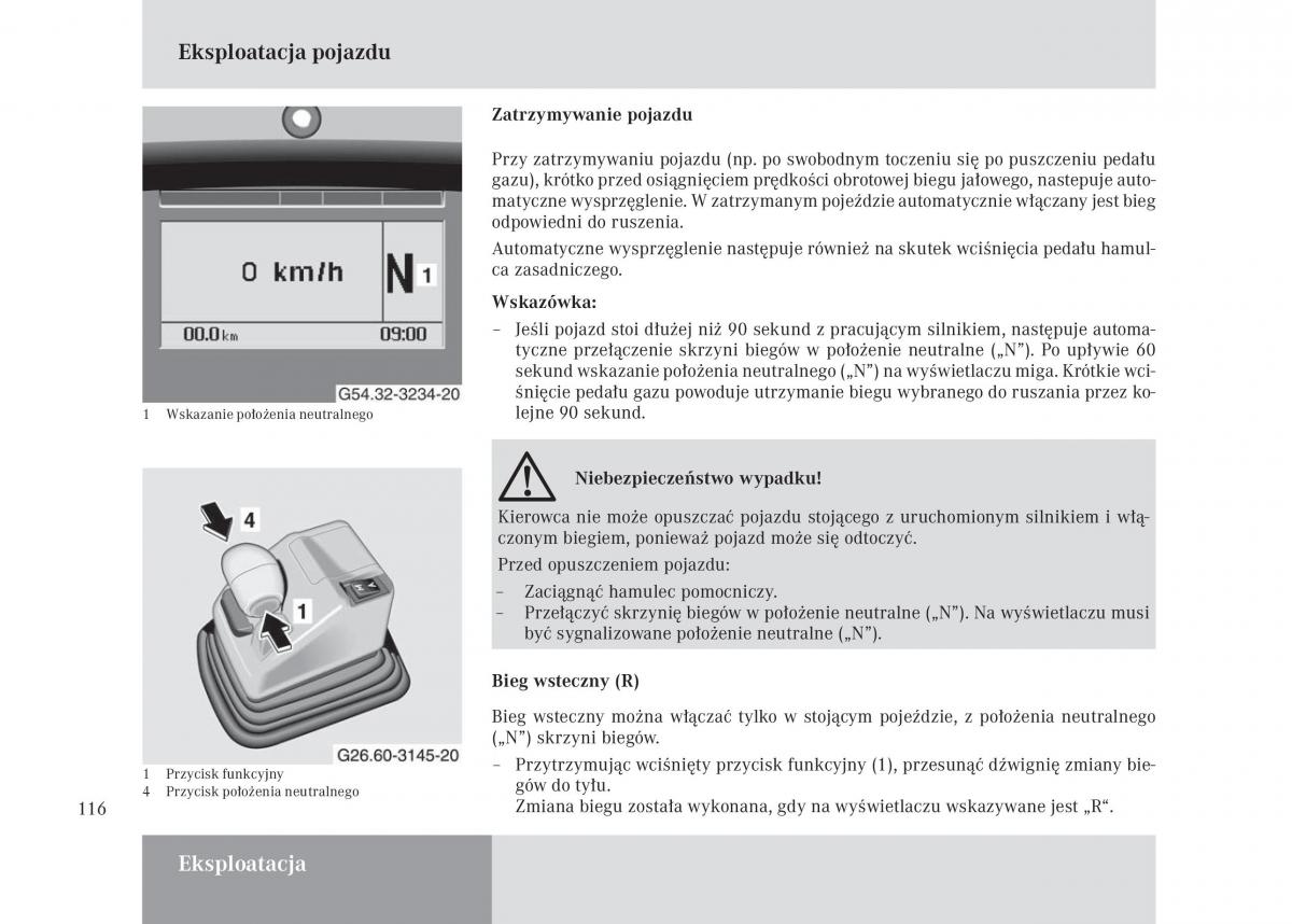 Mercedes Benz Unimog U3000 U4000 U5000 instrukcja obslugi / page 117