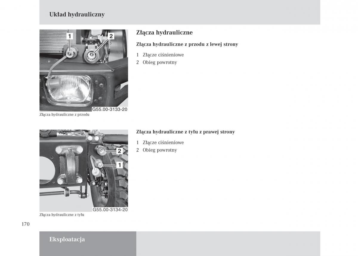 Mercedes Benz Unimog U3000 U4000 U5000 instrukcja obslugi / page 171