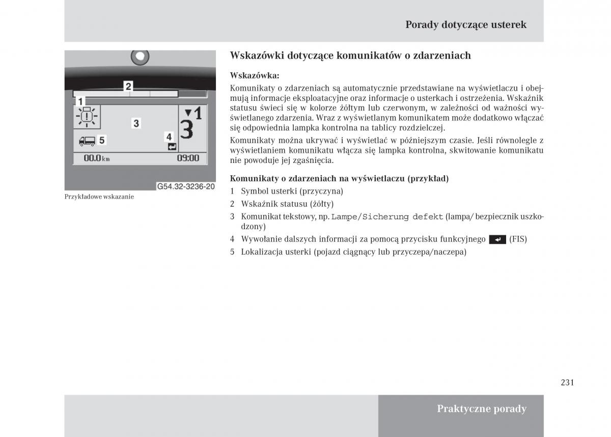 Mercedes Benz Unimog U3000 U4000 U5000 instrukcja obslugi / page 232