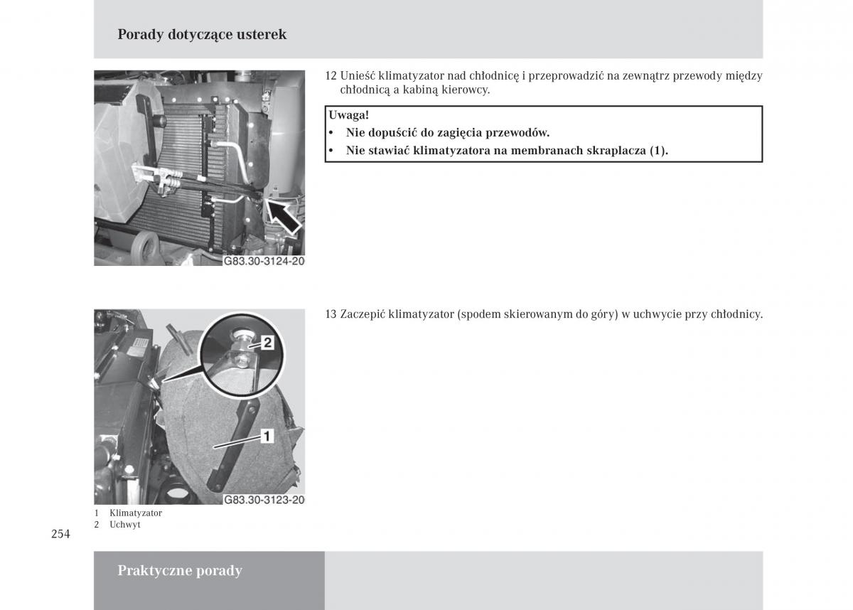 Mercedes Benz Unimog U3000 U4000 U5000 instrukcja obslugi / page 255