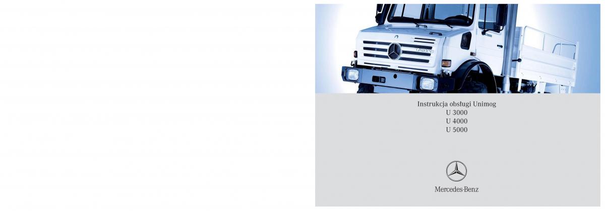 Mercedes Benz Unimog U3000 U4000 U5000 instrukcja obslugi / page 1