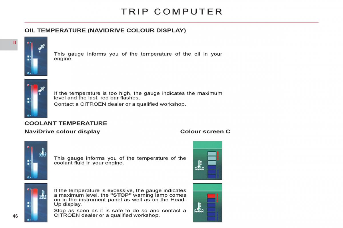 Citroen C6 owners manual / page 48