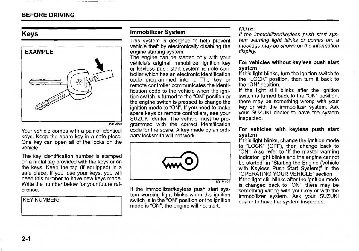 Suzuki SX4 S Cross owners manual / page 24
