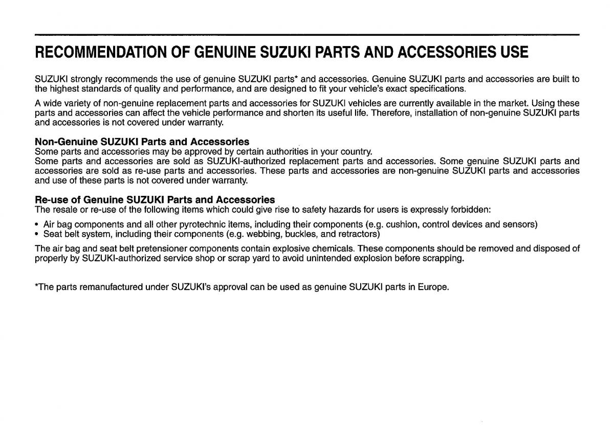 manual  Suzuki Swift IV 4 owners manual / page 6