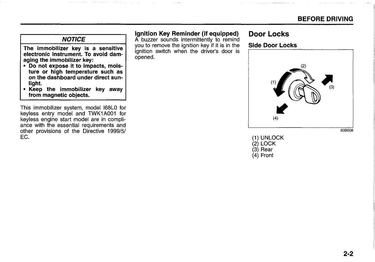 manual  Suzuki Swift IV 4 owners manual / page 21