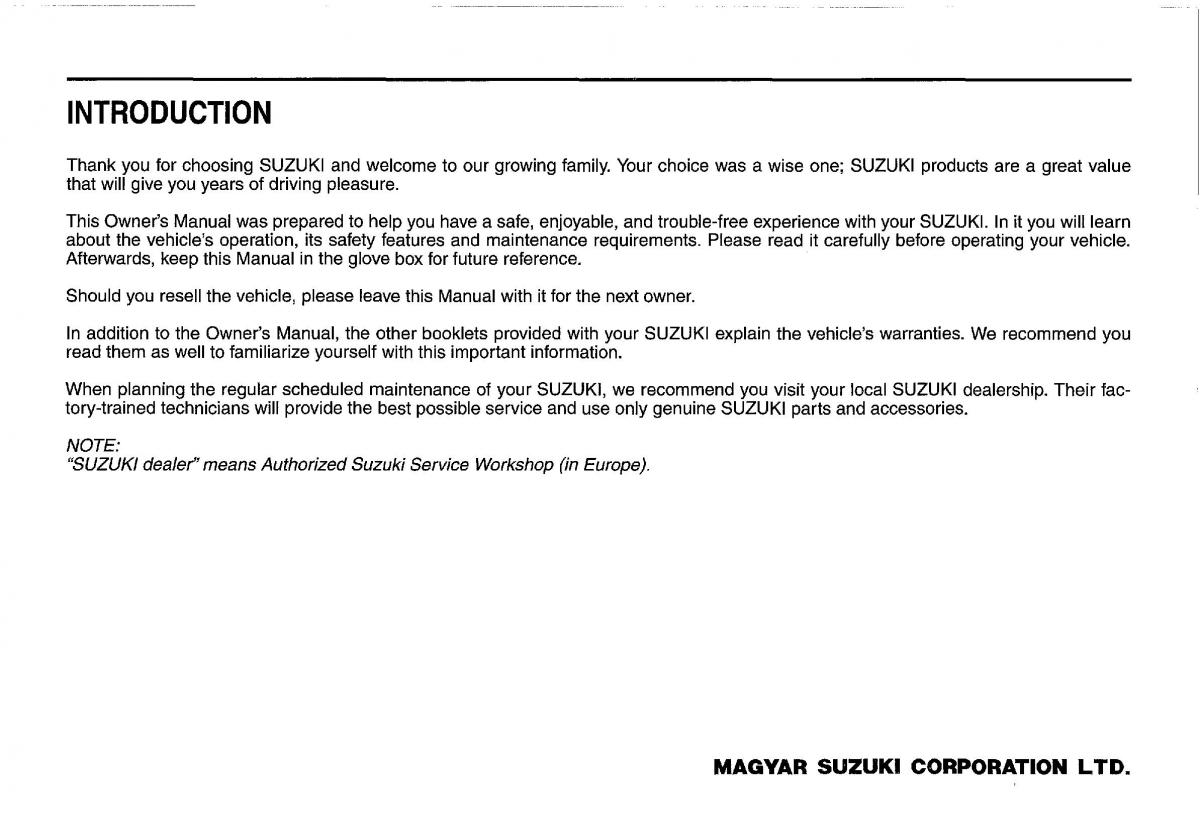 manual  Suzuki Swift IV 4 owners manual / page 5