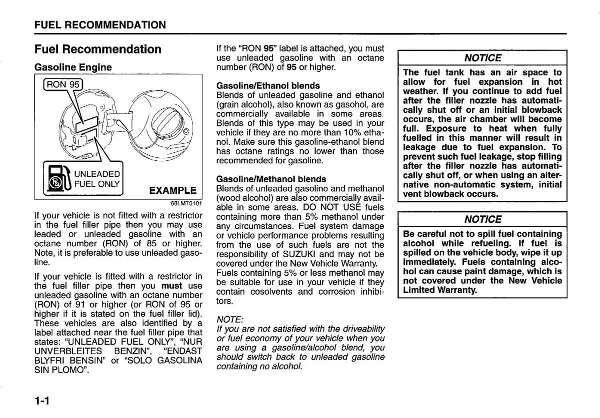 Suzuki Swift IV 4 owners manual / page 16