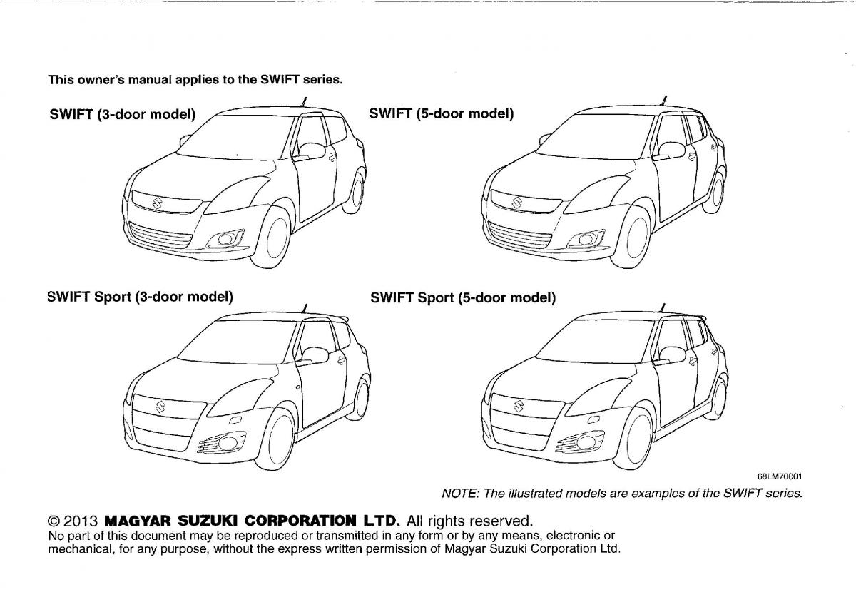 Suzuki Swift IV 4 owners manual / page 2