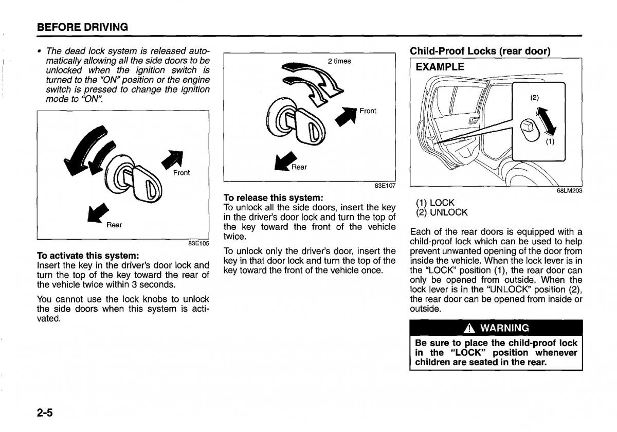 Suzuki Swift IV 4 owners manual / page 24
