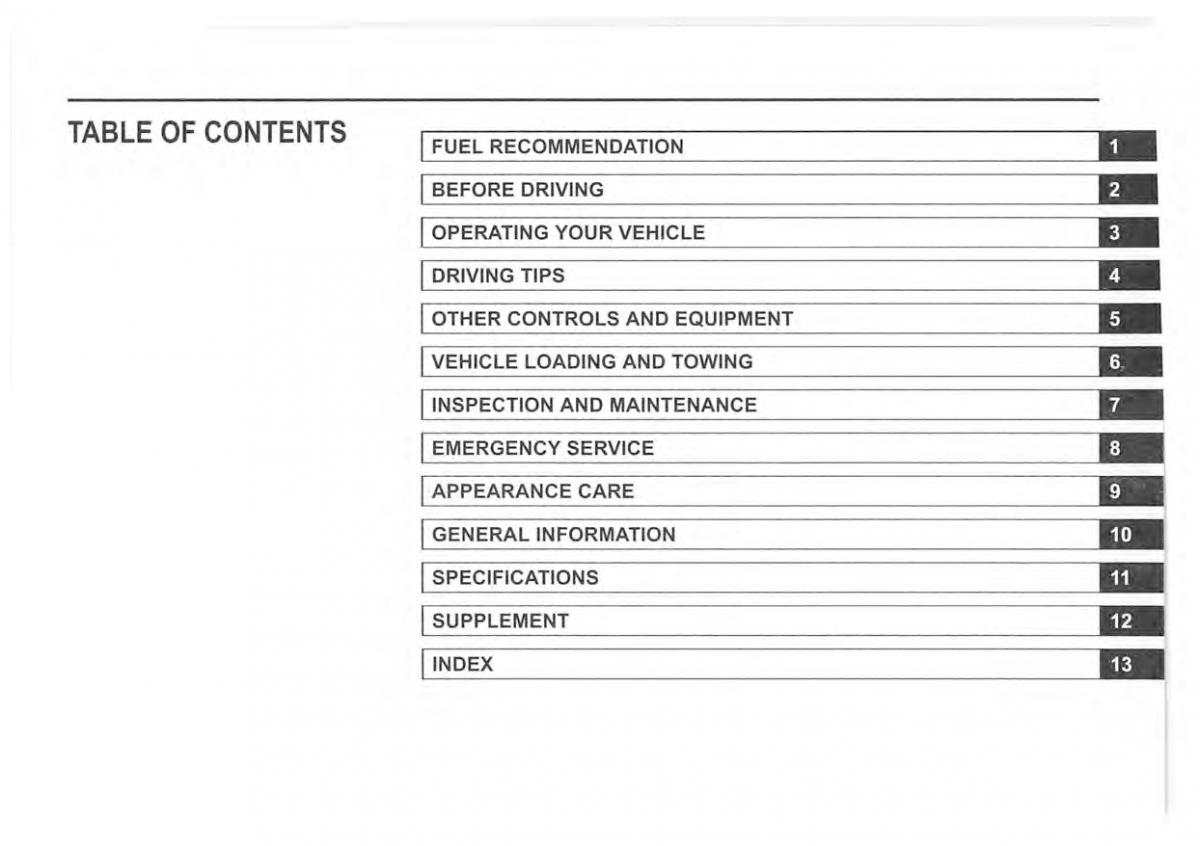 manual  Suzuki Vitara II 2 owners manual / page 9