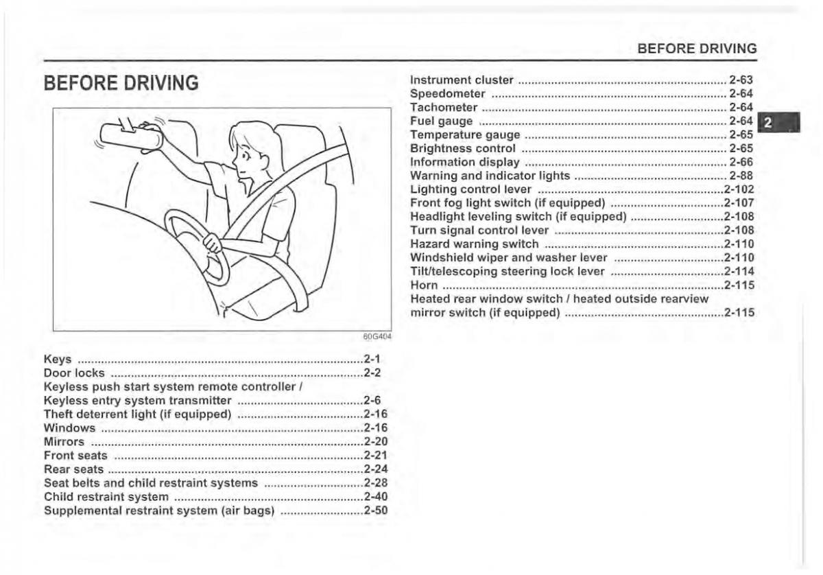 manual  Suzuki Vitara II 2 owners manual / page 21