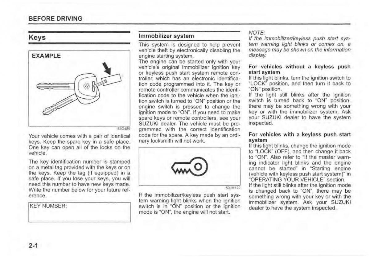 Suzuki Vitara II 2 owners manual / page 22