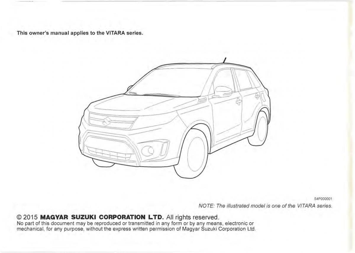 Suzuki Vitara II 2 owners manual / page 2