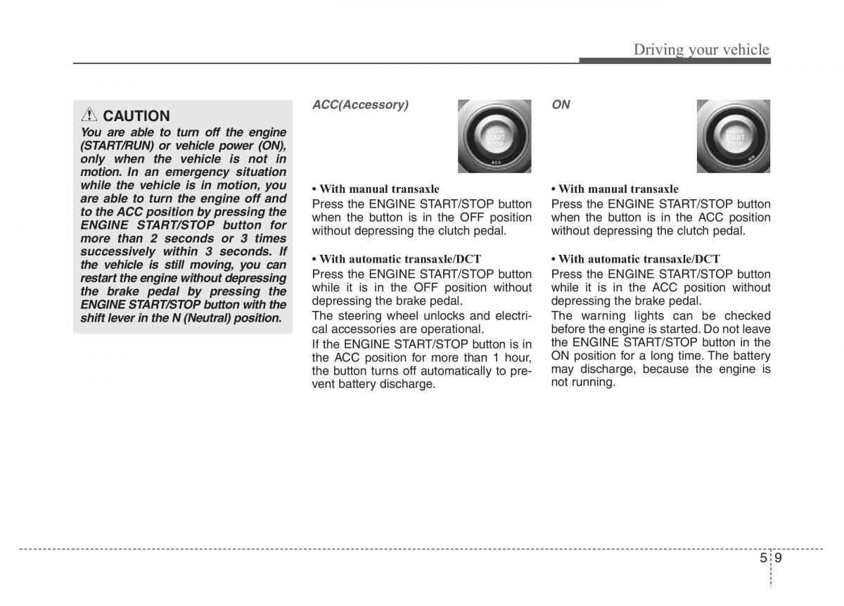 Hyundai Veloster I 1 owners manual / page 205