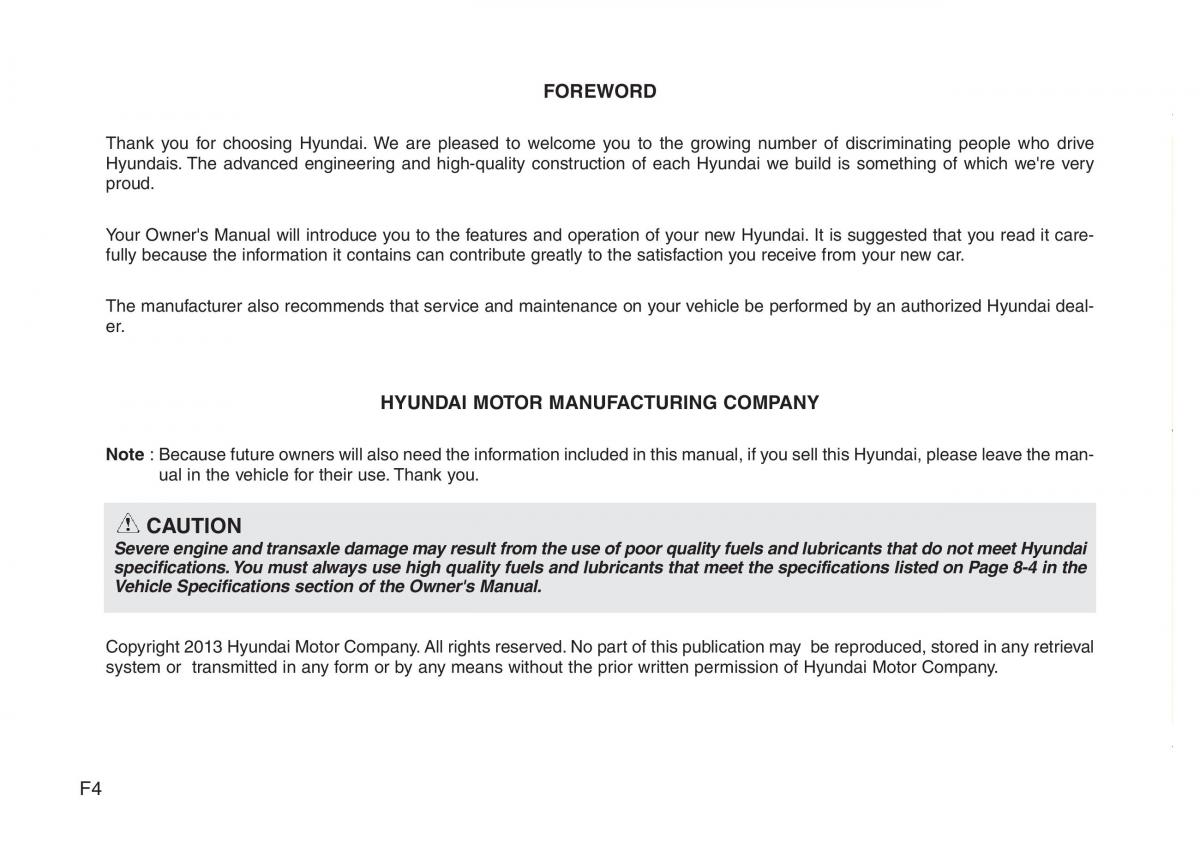 Hyundai Veloster I 1 owners manual / page 4