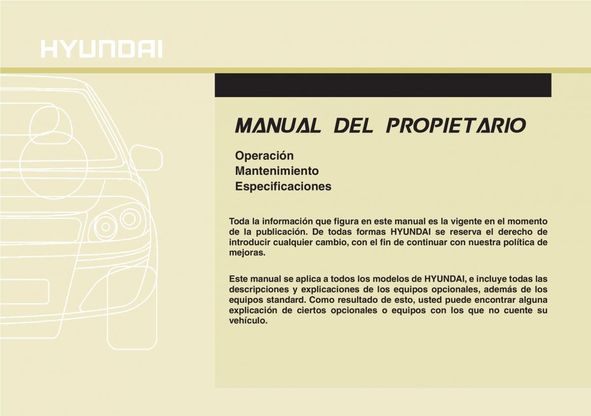 Hyundai Veloster I 1 manual del propietario / page 1