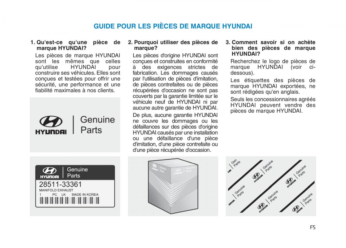 Hyundai Veloster I 1 manuel du proprietaire / page 5
