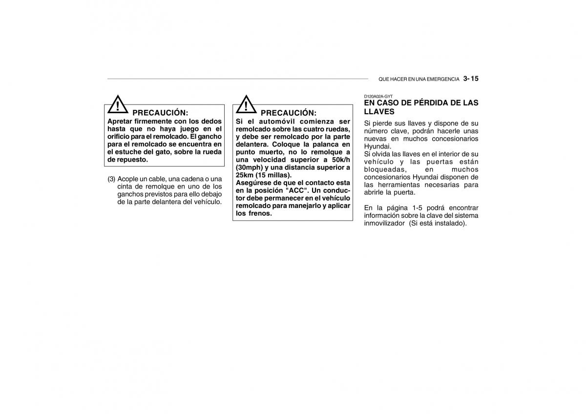 Hyundai Getz manual del propietario / page 156