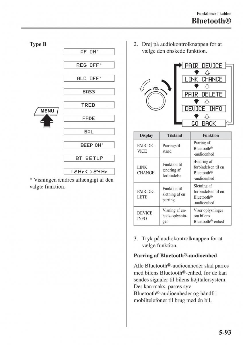 Mazda 2 Demio Bilens instruktionsbog / page 388