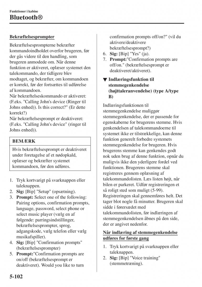 Mazda 2 Demio Bilens instruktionsbog / page 397