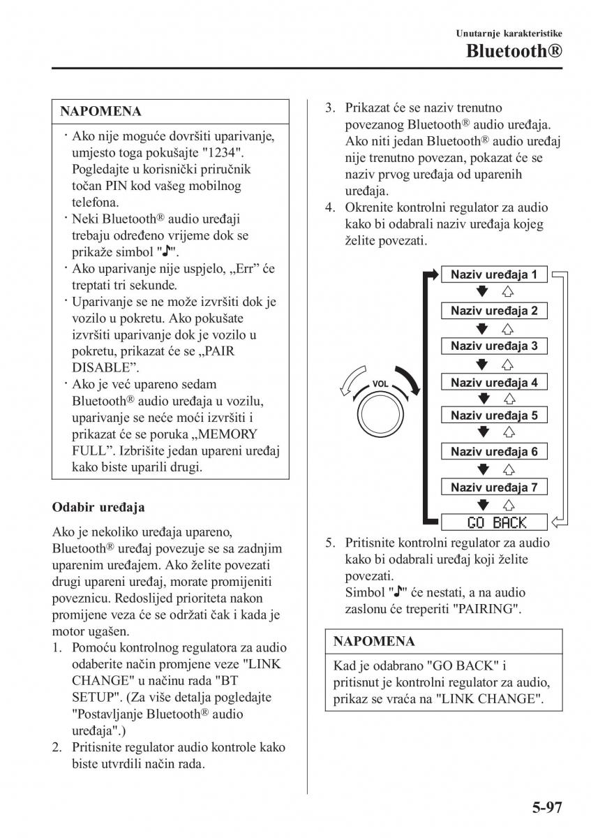 Mazda 2 Demio vlasnicko uputstvo / page 400