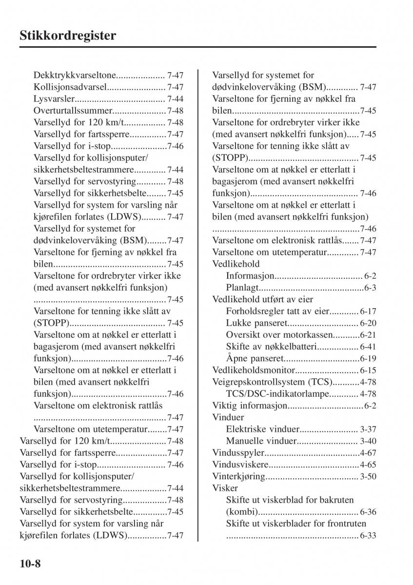 Mazda 2 Demio bruksanvisningen / page 619