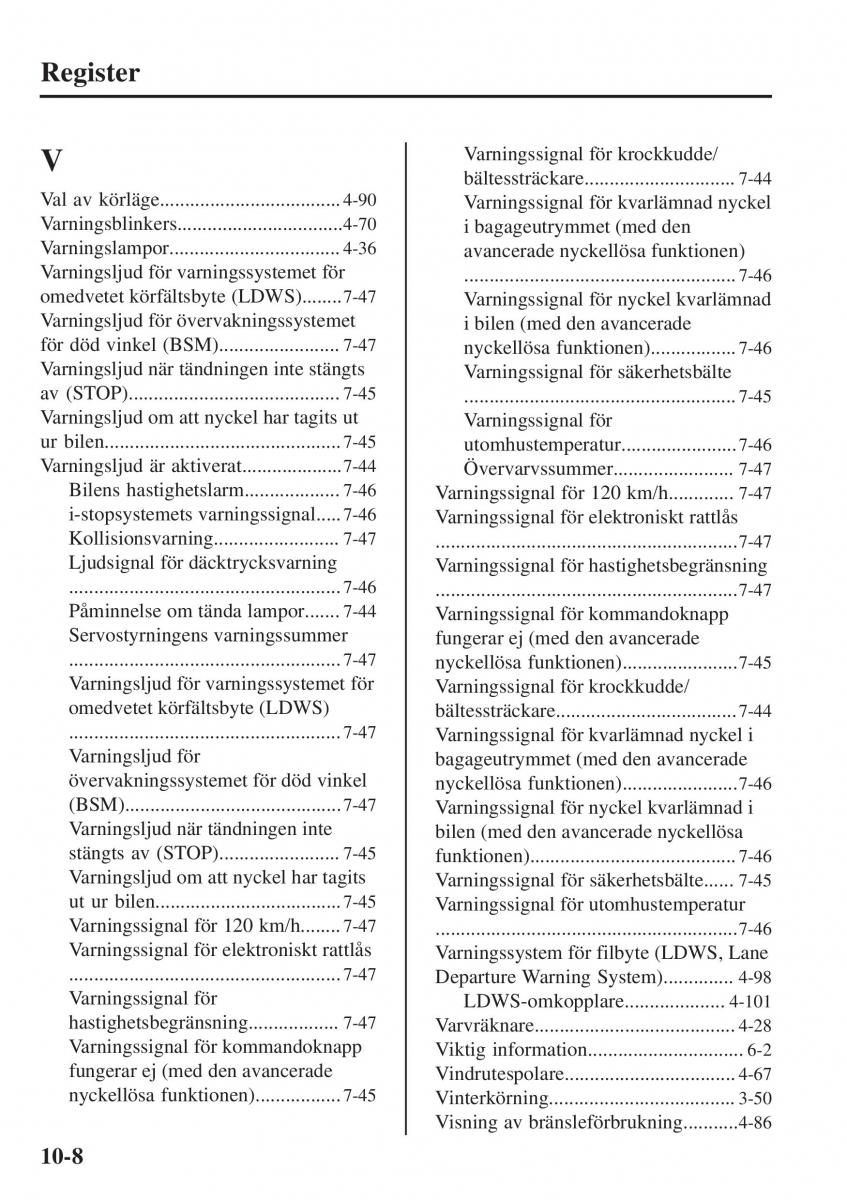 Mazda 2 Demio instruktionsbok / page 619