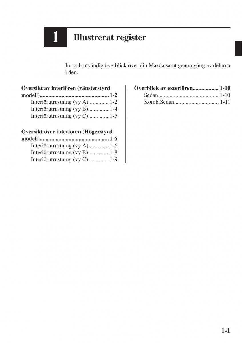 Mazda 2 Demio instruktionsbok / page 10