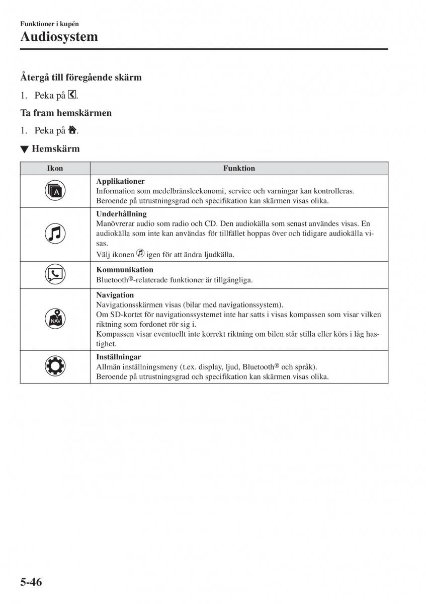 Mazda 2 Demio instruktionsbok / page 339