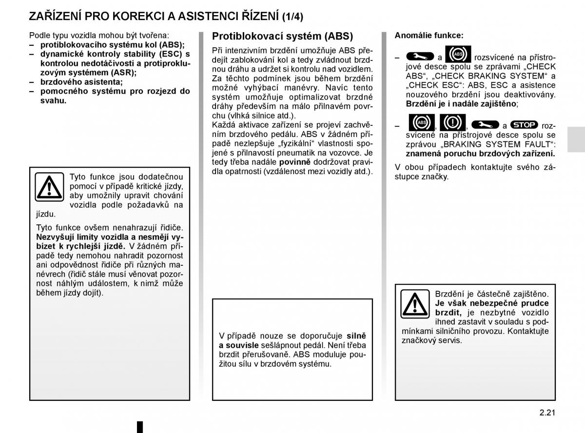 Renault Captur navod k obsludze / page 101