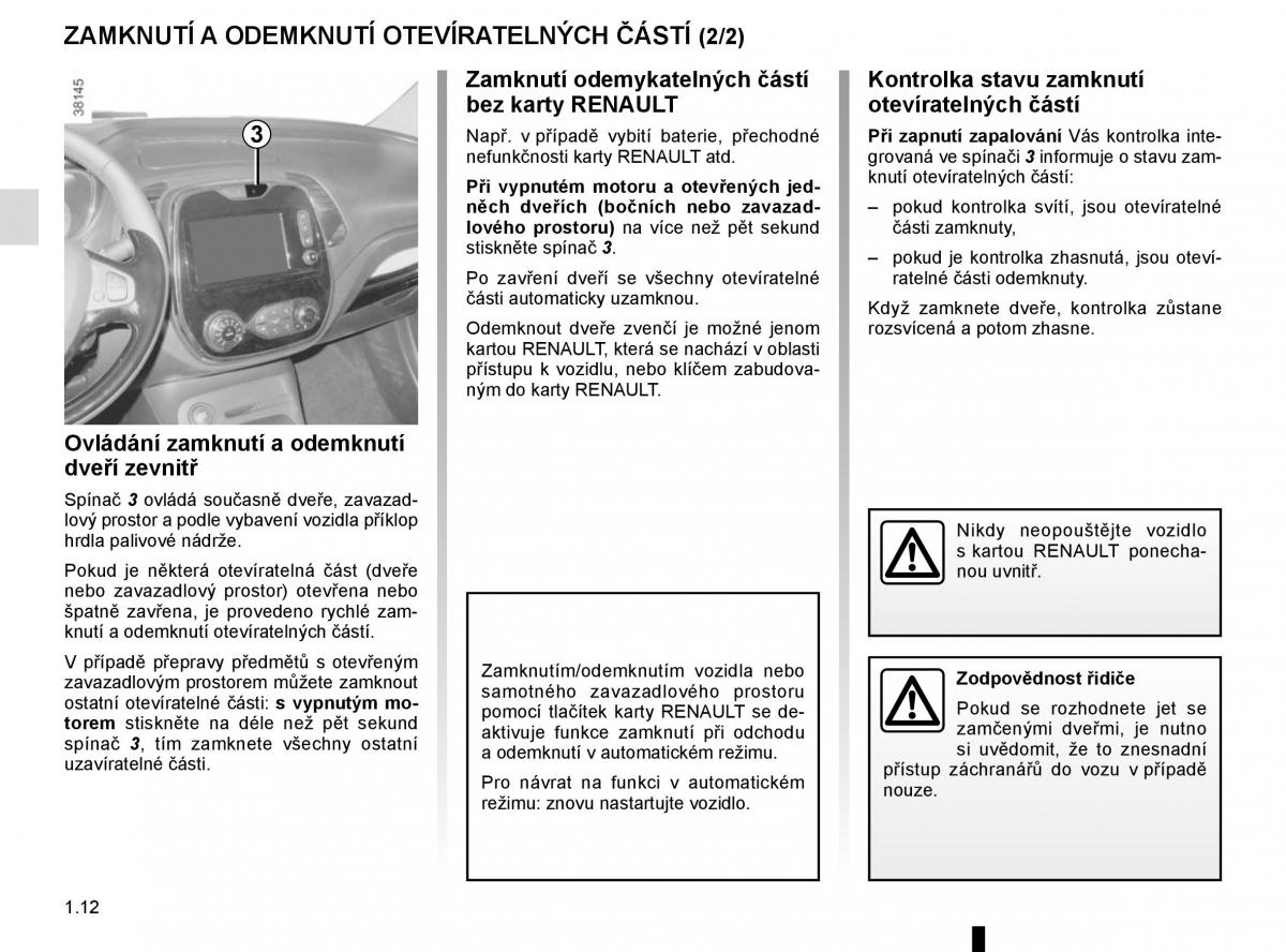 Renault Captur navod k obsludze / page 18