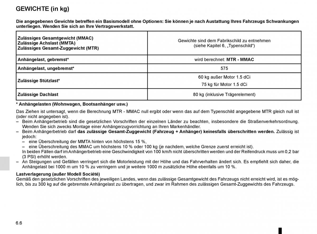 Renault Captur Handbuch / page 224